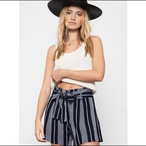 Rails | NWT | High Rise Katy Shorts | Linen Blend